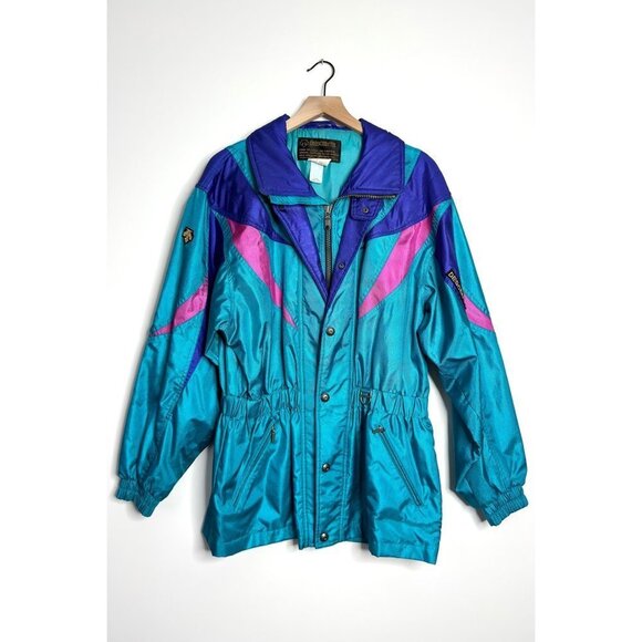 DESCENTE Vintage Ski Jacket 80s Made in Japan - Picture 1 of 13